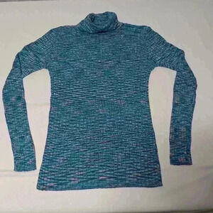 Sundance Multi color ribbed turtleneck.  Ladies size m
